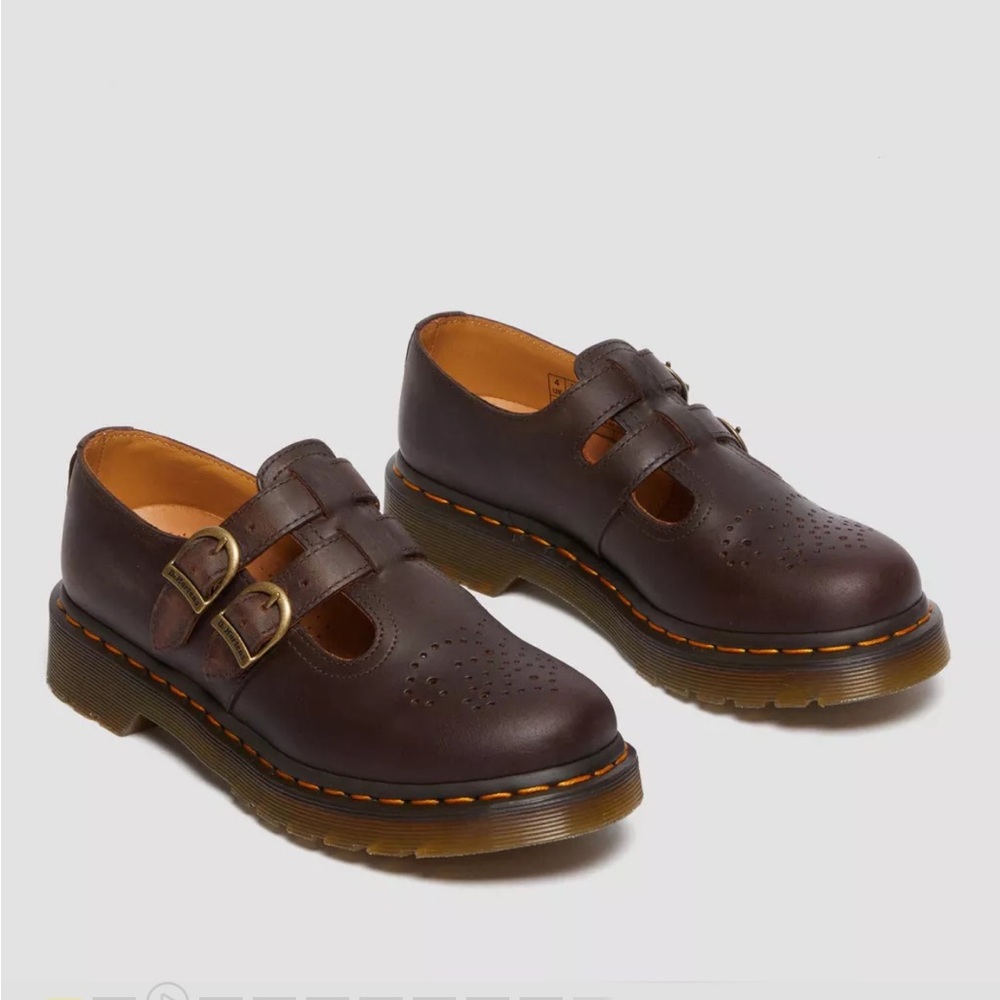 Dr. Martens Brown Leather Flats